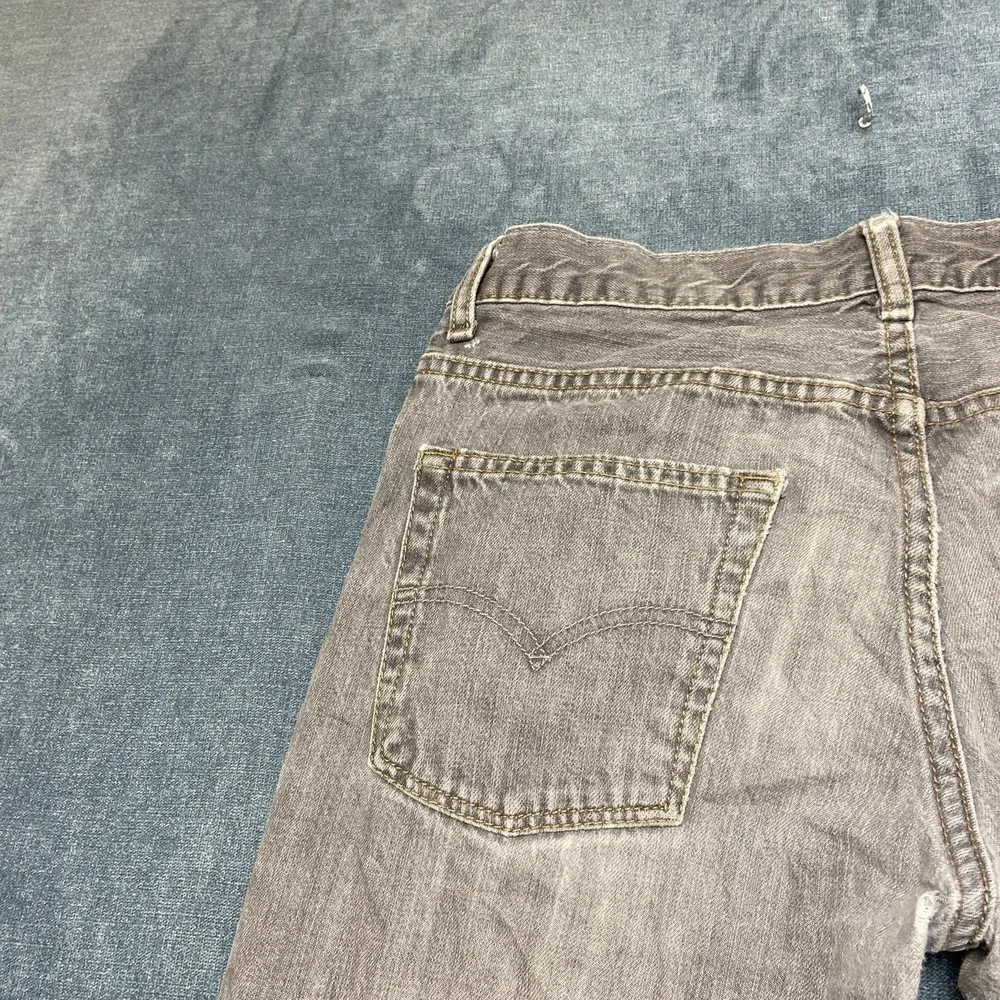 Levi's 511 Skinny Jeans Boys 16 Gray Denim Medium Wash 5-Pockets Streetwear
